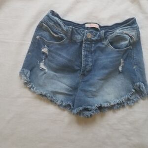Refuge Destressed Denim Shorts